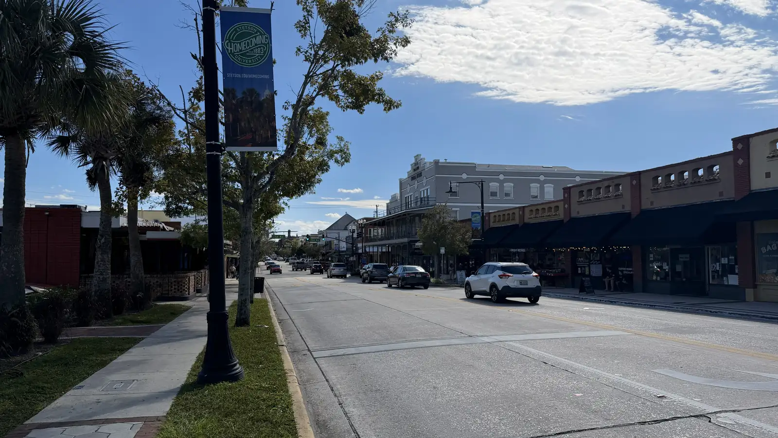 Woodland Boulevard in downtown DeLand, Florida