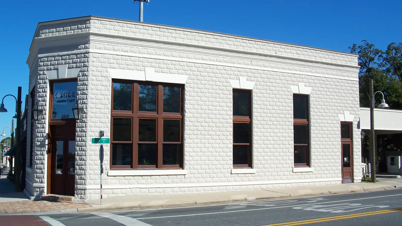 The historic Bank of St. Andrew building in Panama City, Florida