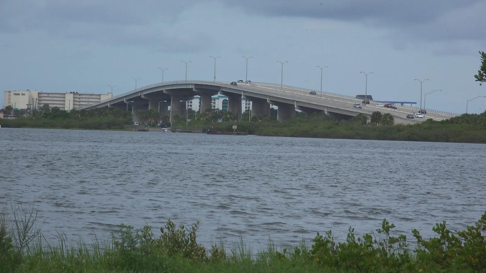 The Dunlawton Avenue bridge over the Halifax River in Port Orange, Florida